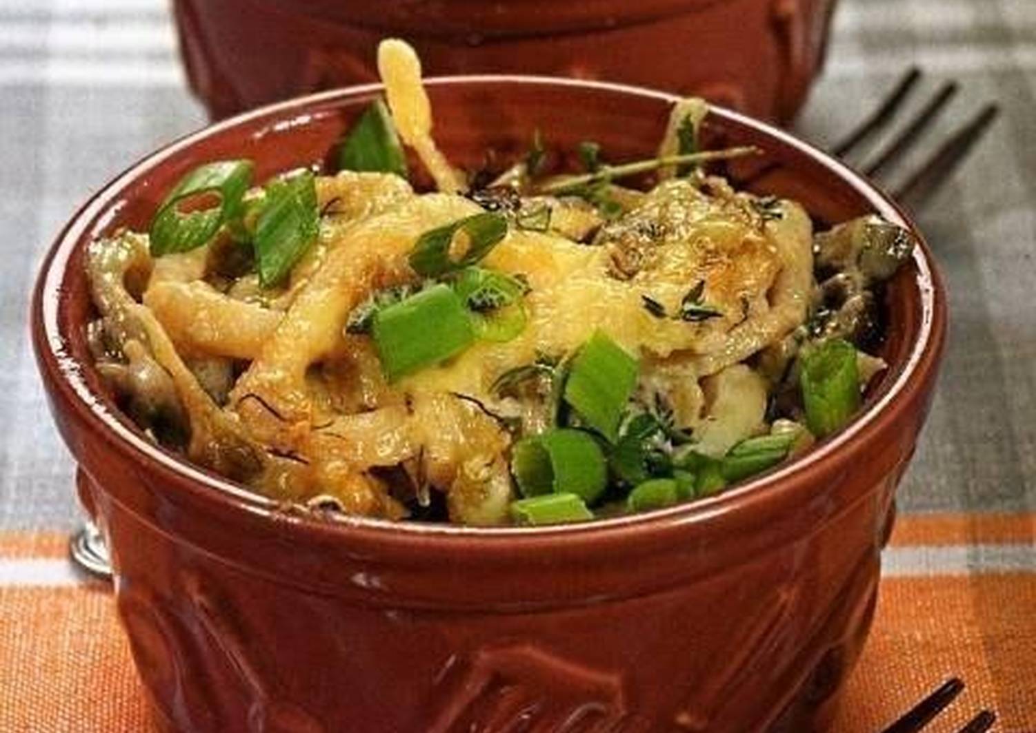 Жульен из кальмара с грибами, 300 г.